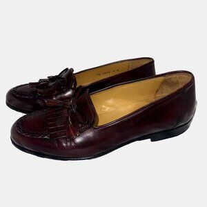 Johnston & Murphy Cordovan Tassel Loafers 9M – Preppy Classic Slip-Ons